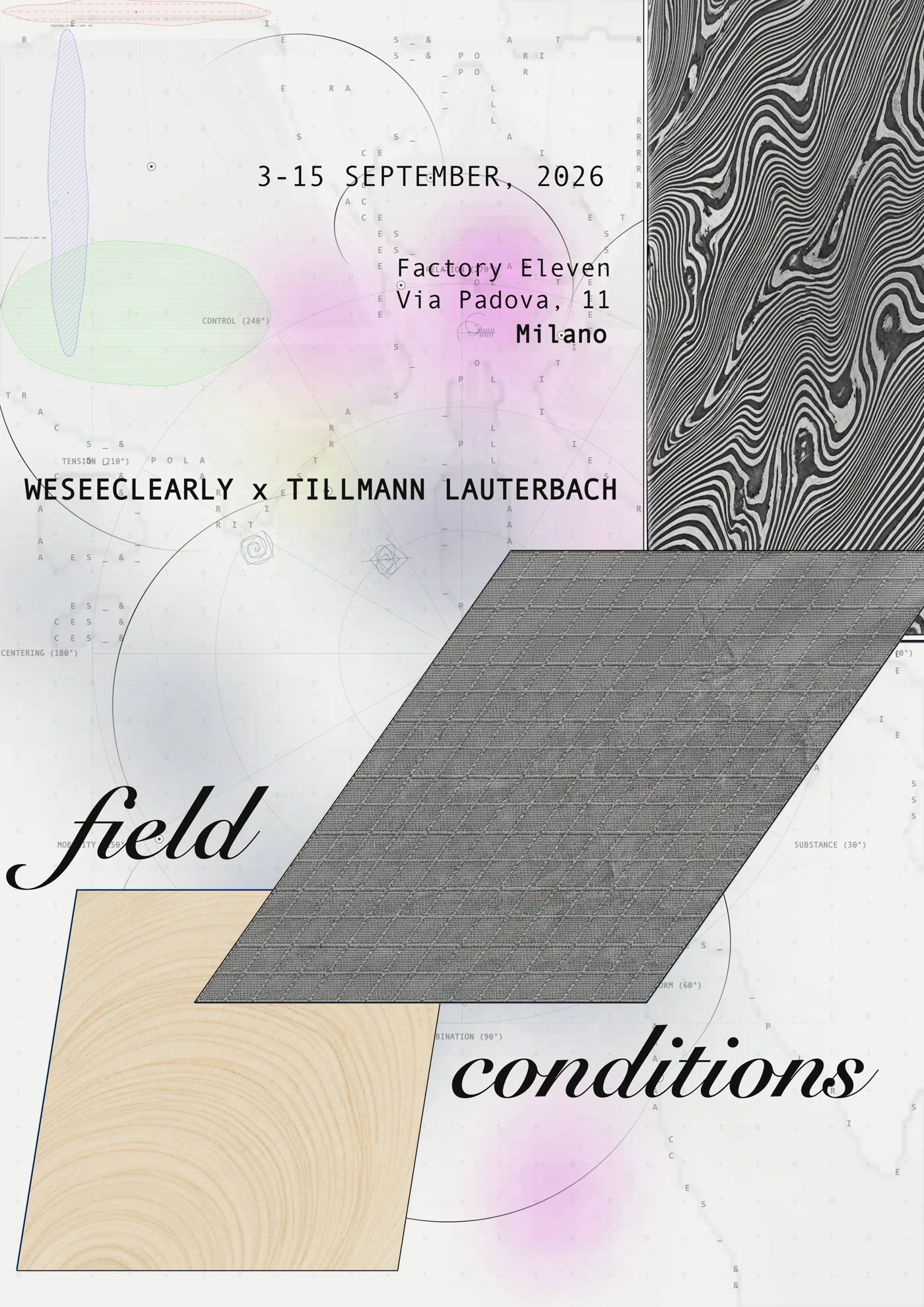 Field Conditions exhibition poster
